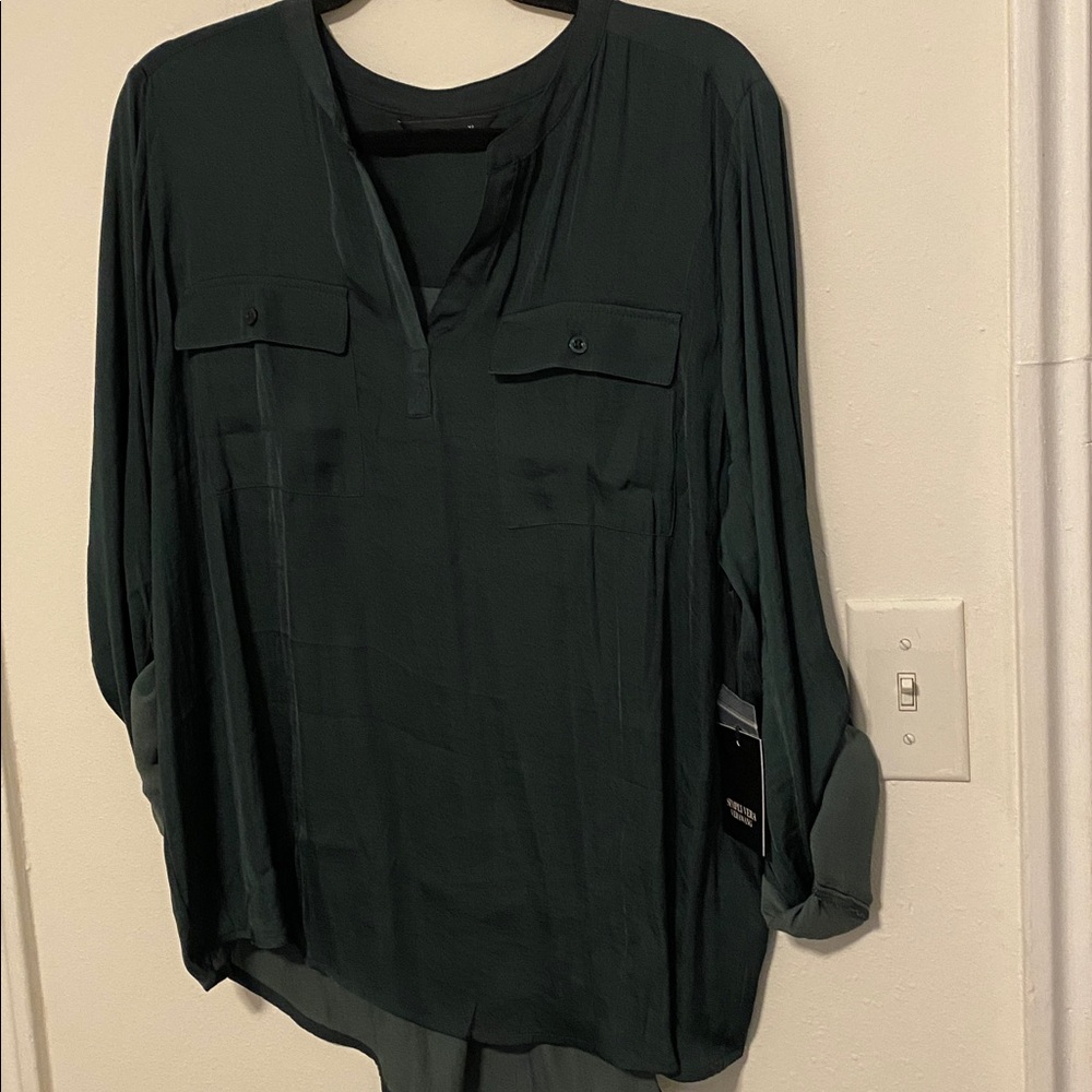 Simply Vera Vera Wang Spruce Blouse